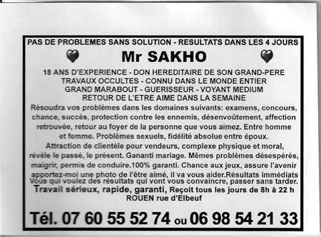 Cliquez pour voir la fiche dtaille de SAKHO