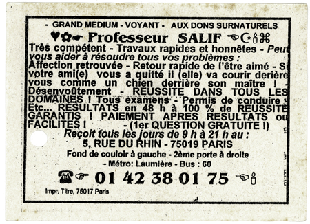 Cliquez pour voir la fiche dtaille de SALIF