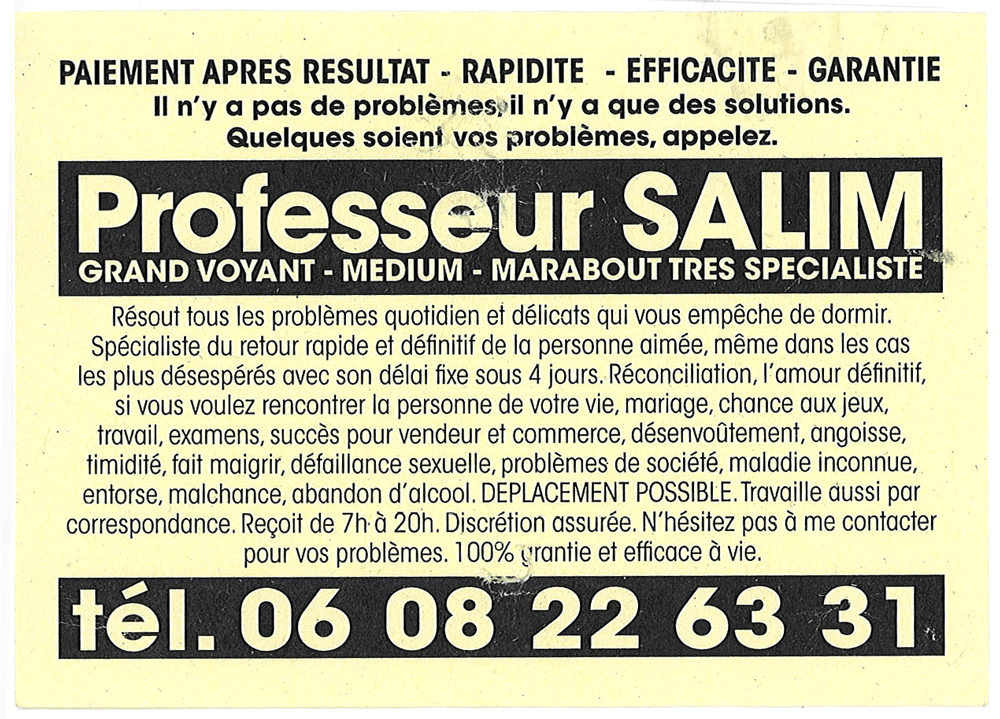 Cliquez pour voir la fiche détaillée de SALIM