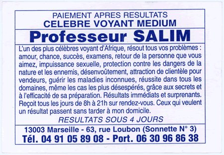 Cliquez pour voir la fiche dtaille de SALIM