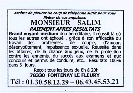 Cliquez pour voir la fiche dtaille de SALIM