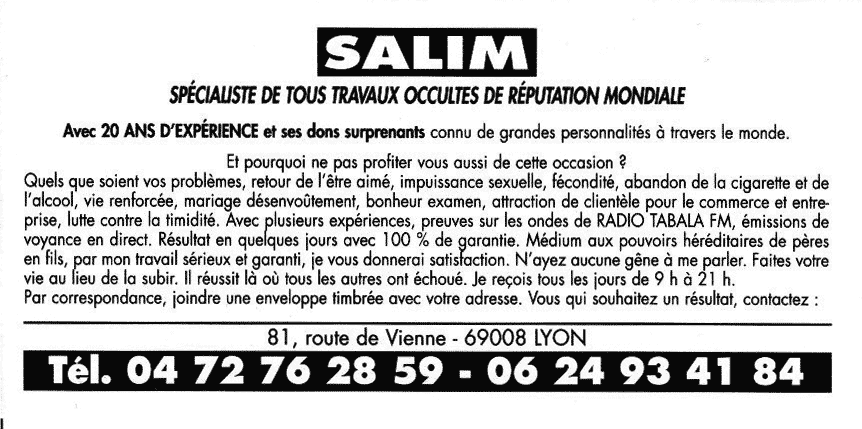  SALIM, Lyon