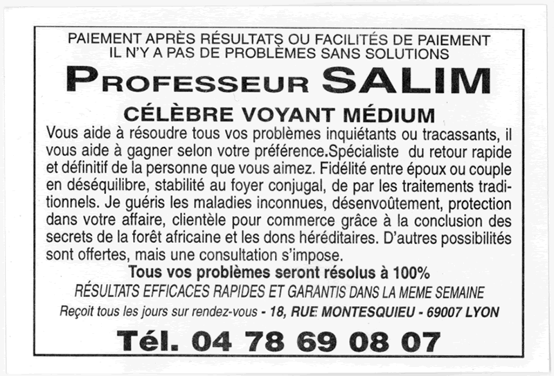 Cliquez pour voir la fiche dtaille de SALIM