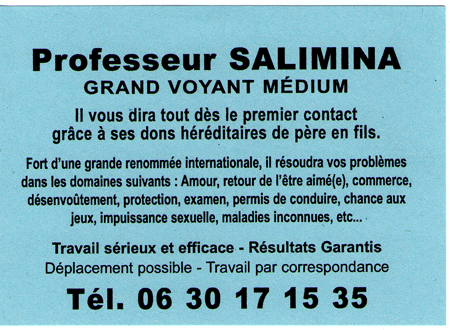 Cliquez pour voir la fiche dtaille de SALIMINA