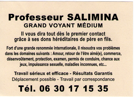 Professeur SALIMINA, (indéterminé)