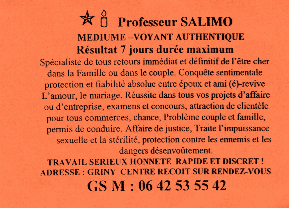 Cliquez pour voir la fiche dtaille de SALIMO