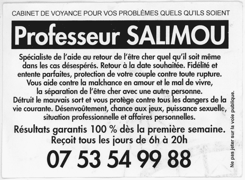 Cliquez pour voir la fiche dtaille de SALIMOU