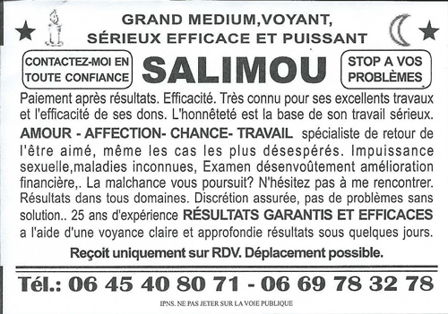 Cliquez pour voir la fiche dtaille de SALIMOU