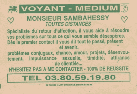 Monsieur SAMBAHESSY, Dijon