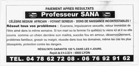 Professeur SANA, Lyon