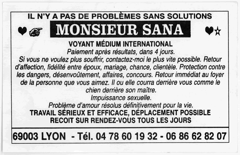 Cliquez pour voir la fiche dtaille de SANA