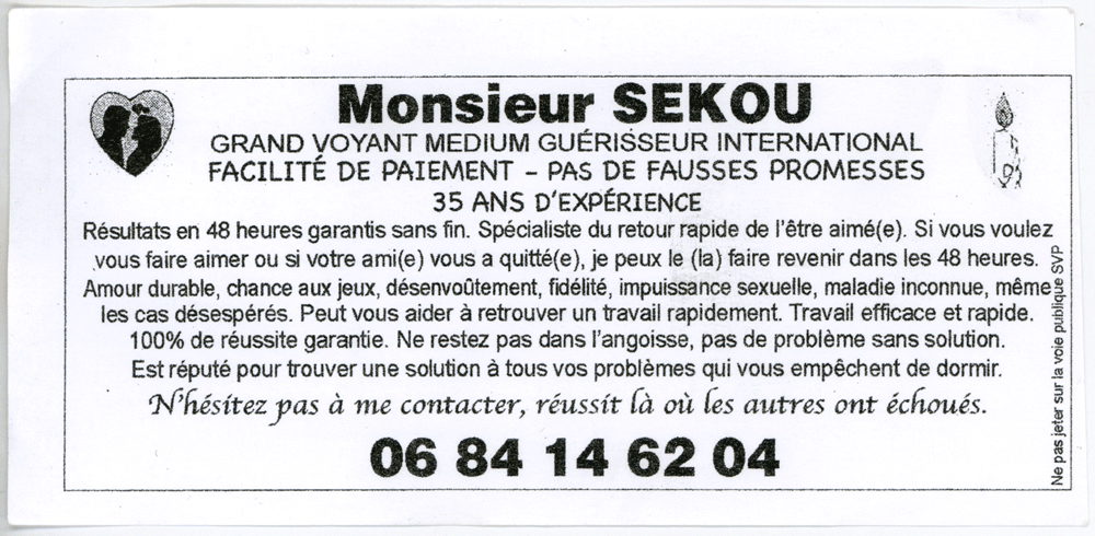Cliquez pour voir la fiche détaillée de SEKOU