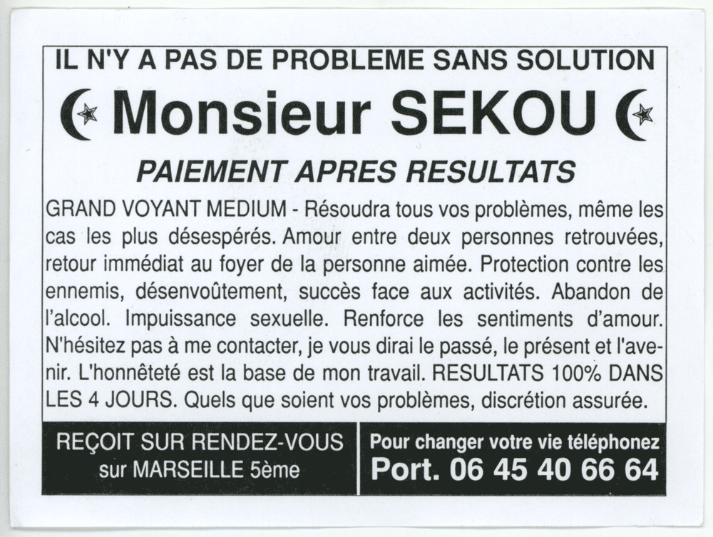 Cliquez pour voir la fiche détaillée de SEKOU