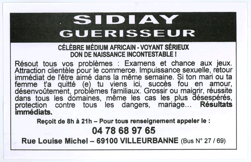 Cliquez pour voir la fiche dtaille de SIDIAY