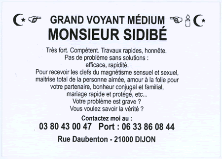 Monsieur SIDIBÉ, Dijon