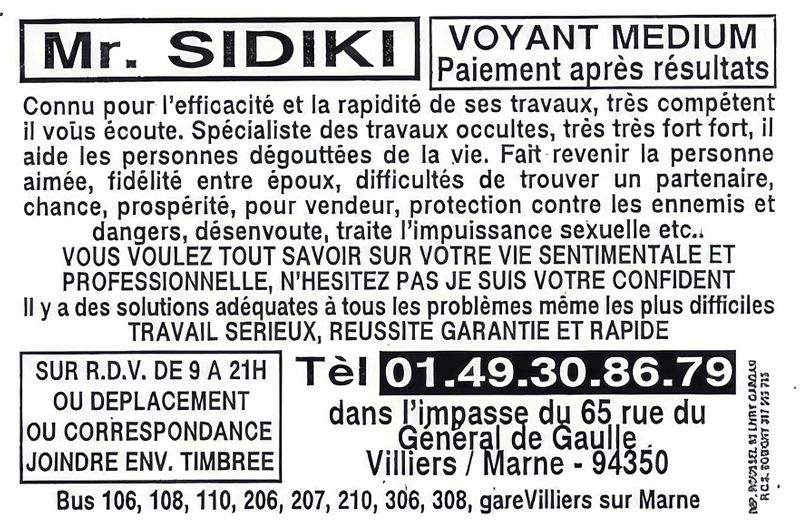 Cliquez pour voir la fiche détaillée de SIDIKI