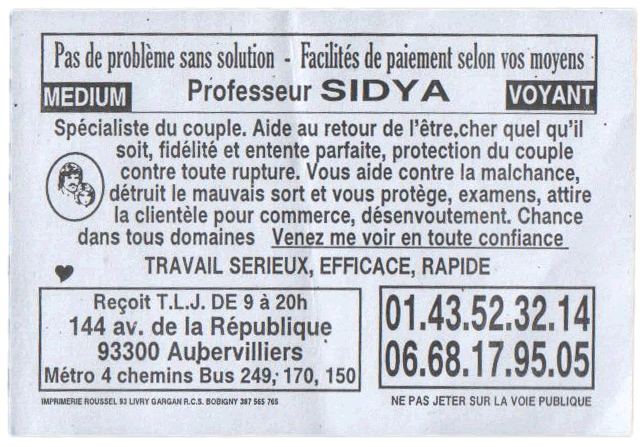 Cliquez pour voir la fiche dtaille de SIDYA