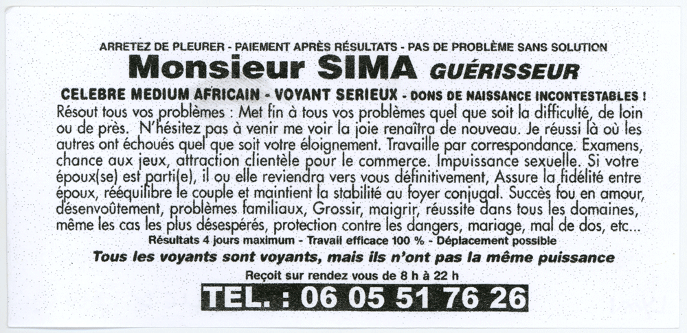 Monsieur SIMA, Lyon