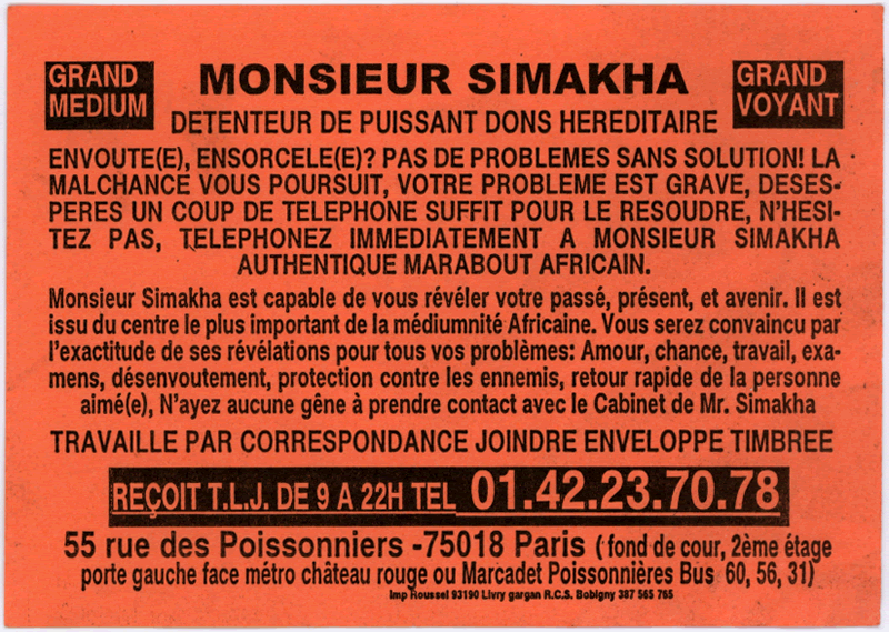 Monsieur SIMAKHA, Paris