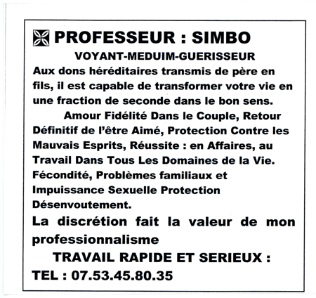 Professeur SIMBO, Lyon