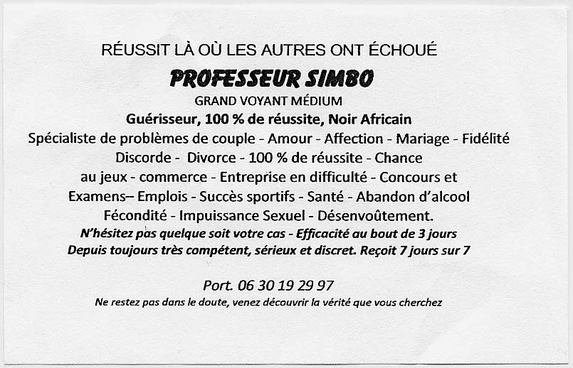 Professeur SIMBO, Loire Atlantique