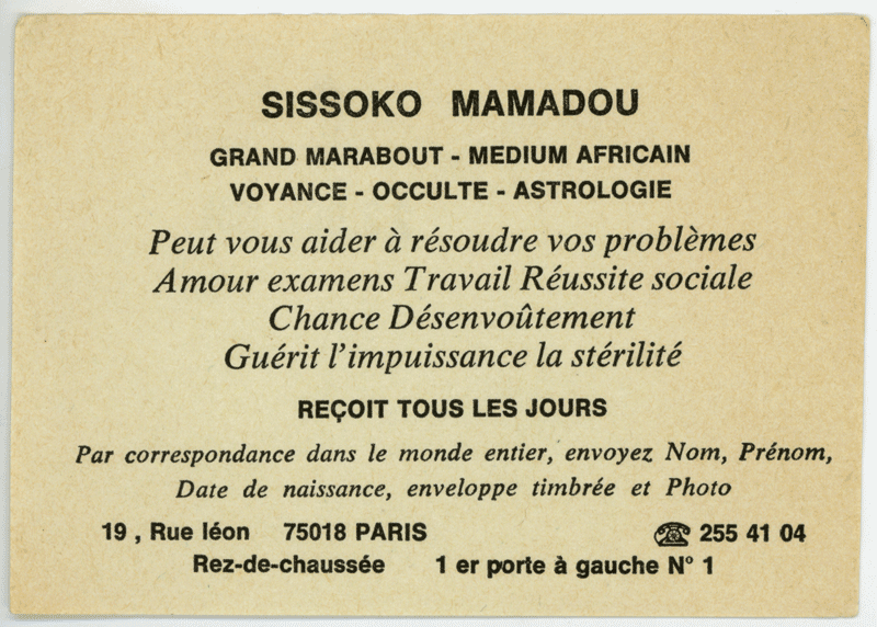  SISSOKO MAMADOU, Paris
