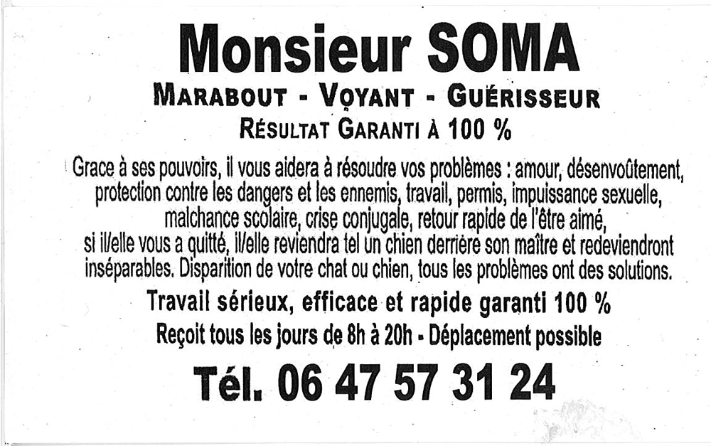 Cliquez pour voir la fiche détaillée de SOMA