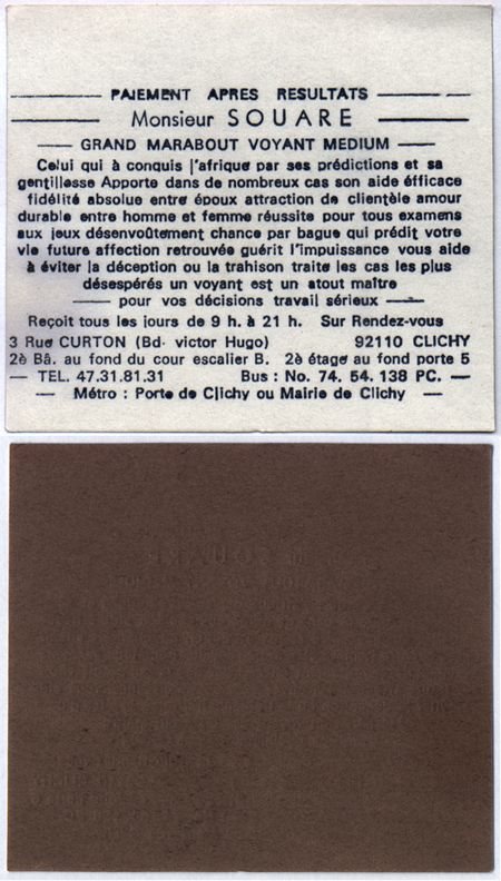 Cliquez pour voir la fiche dtaille de SOUARE