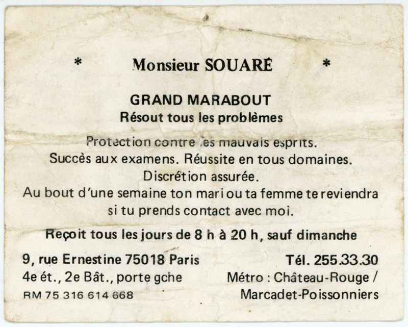 Monsieur SOUARE, Paris