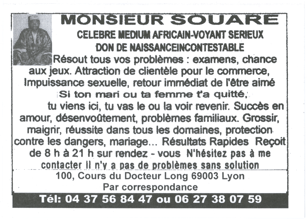 Monsieur SOUARE, Lyon