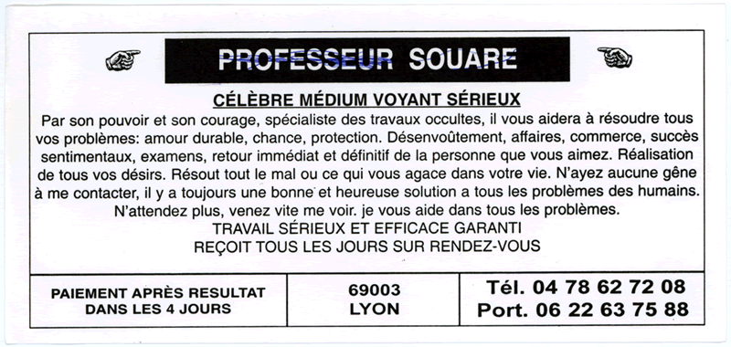 Professeur SOUARE, Lyon