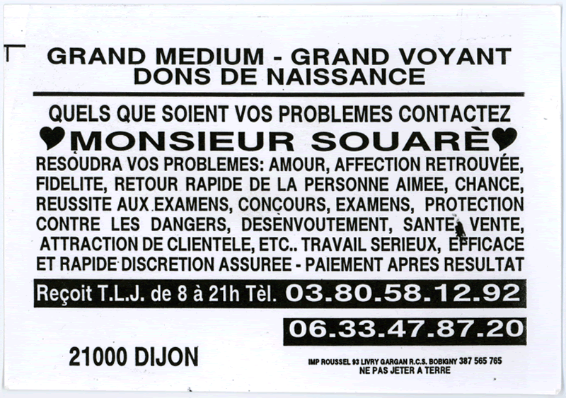 Monsieur SOUAR, Dijon