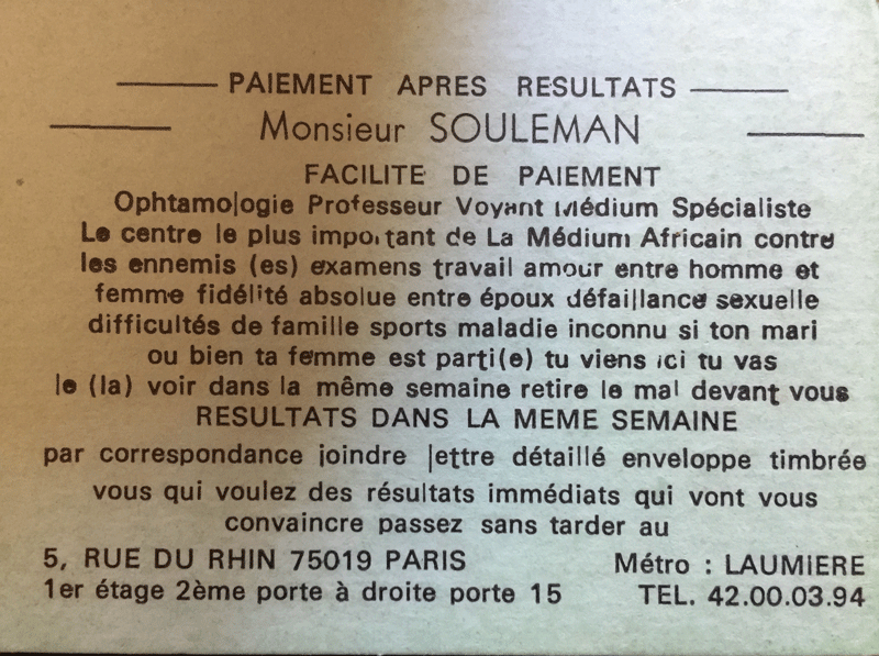 Cliquez pour voir la fiche dtaille de SOULEMAN