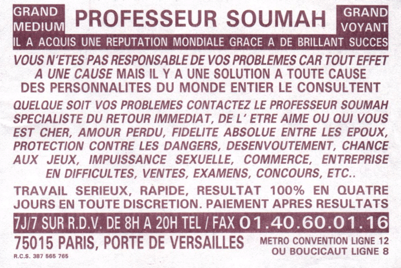 Cliquez pour voir la fiche dtaille de SOUMAH