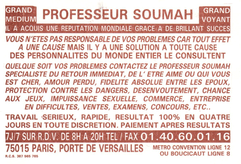 Cliquez pour voir la fiche dtaille de SOUMAH