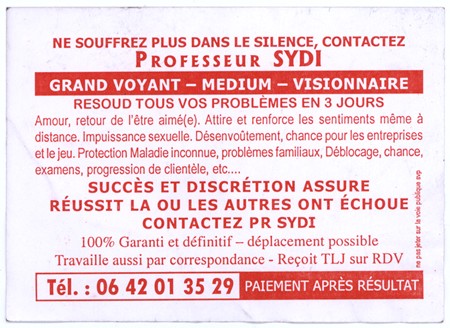 Professeur SYDI, Paris