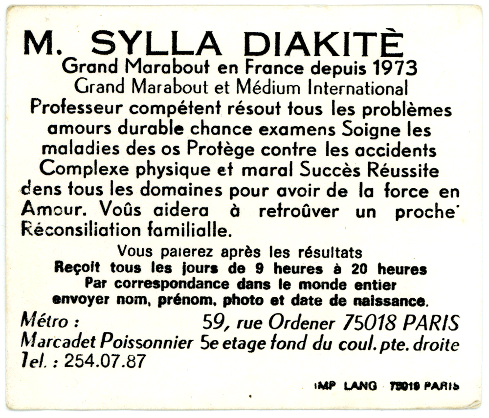 Maître SYLLA DIAKITÈ, Paris