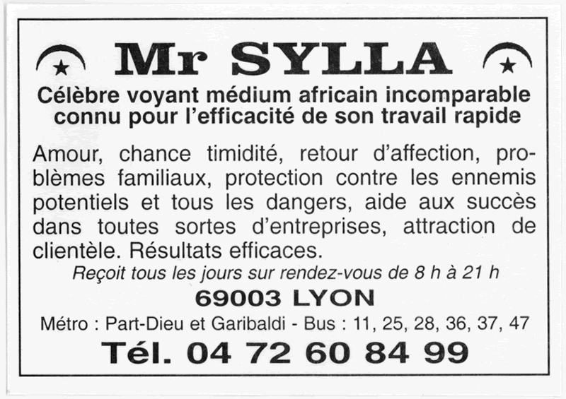 Monsieur SYLLA, Lyon