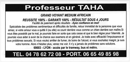 Professeur TAHA, Lyon