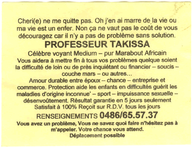 Cliquez pour voir la fiche dtaille de TAKISSA