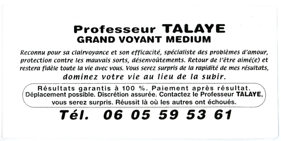 Cliquez pour voir la fiche dtaille de TALAYE