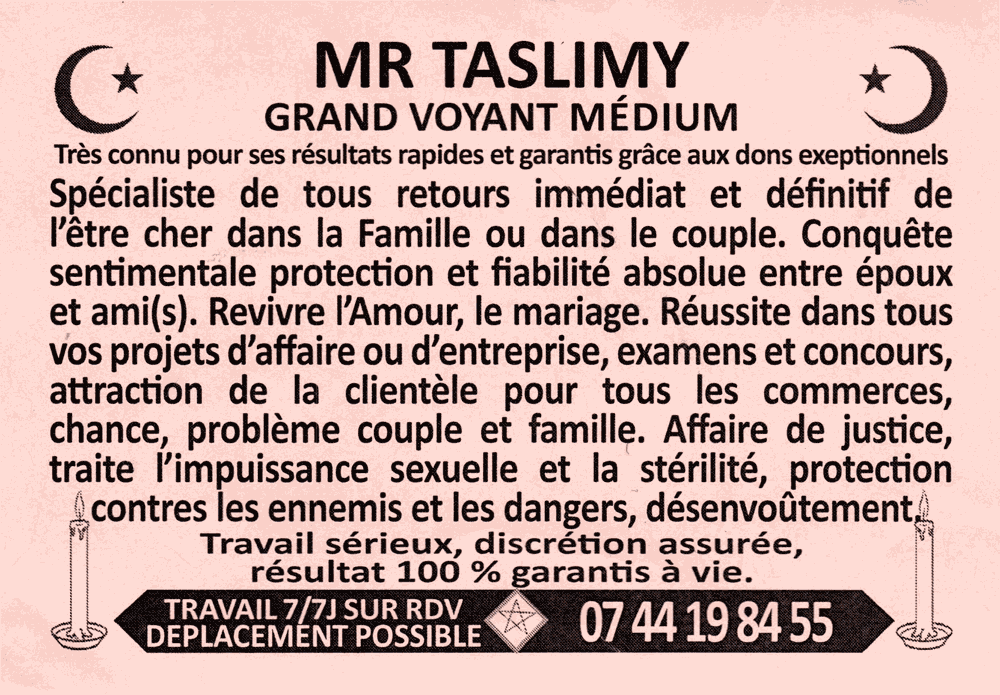 Cliquez pour voir la fiche dtaille de TASLIMY