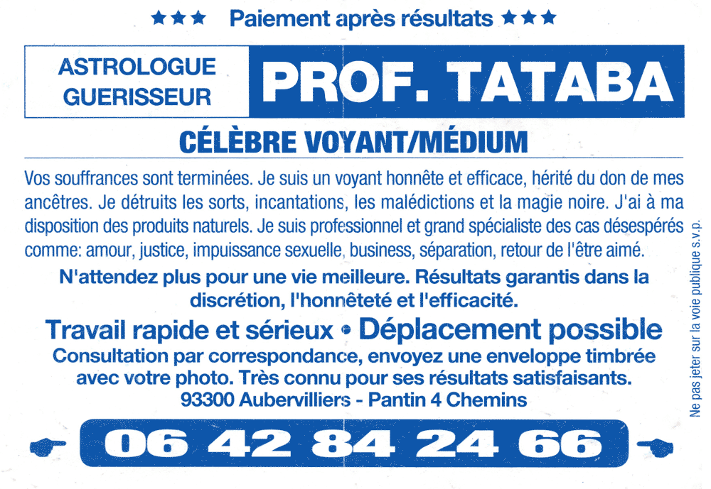 Cliquez pour voir la fiche dtaille de TATABA