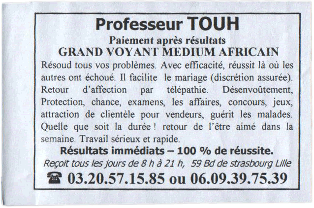 Professeur TOUH, Nord