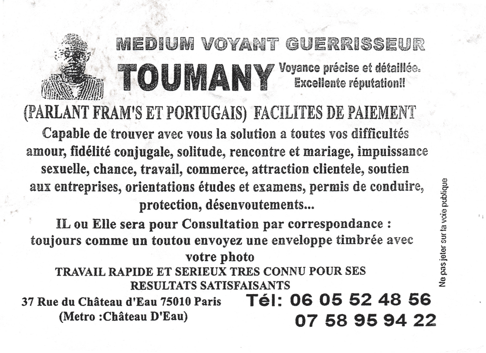 Cliquez pour voir la fiche dtaille de TOUMANY