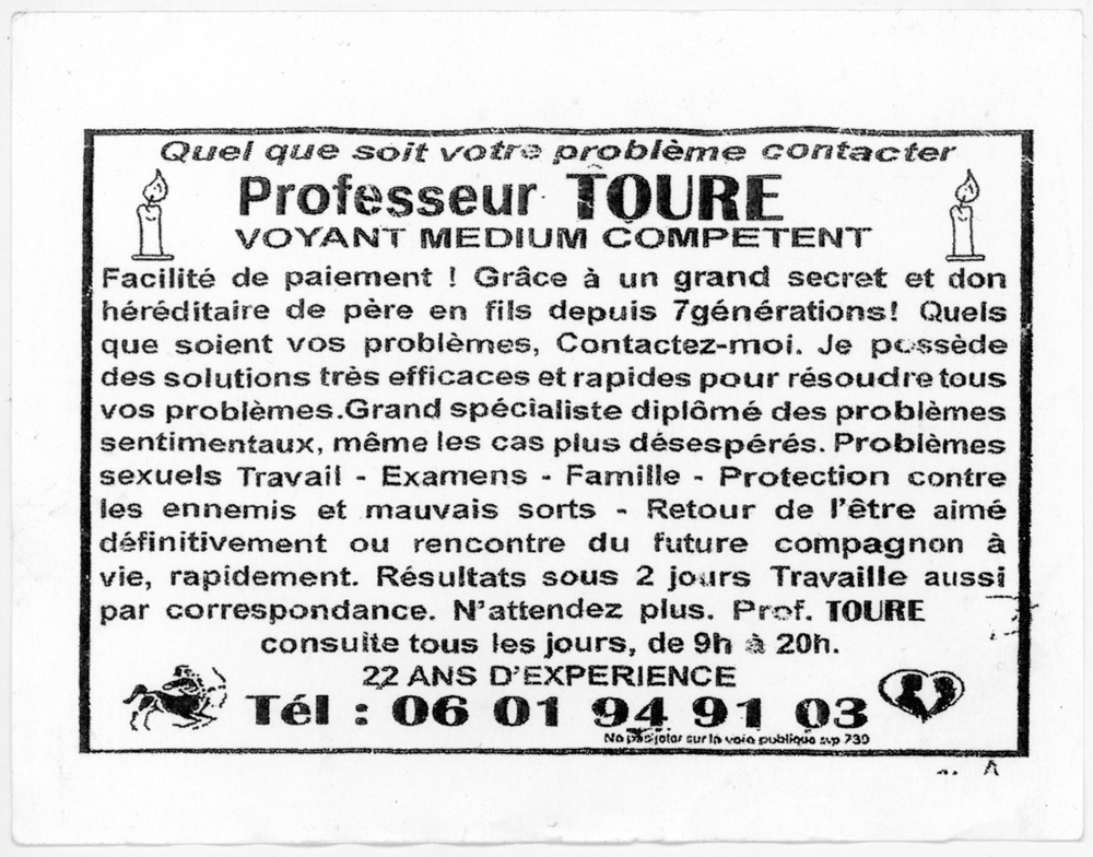 Cliquez pour voir la fiche détaillée de TOURE