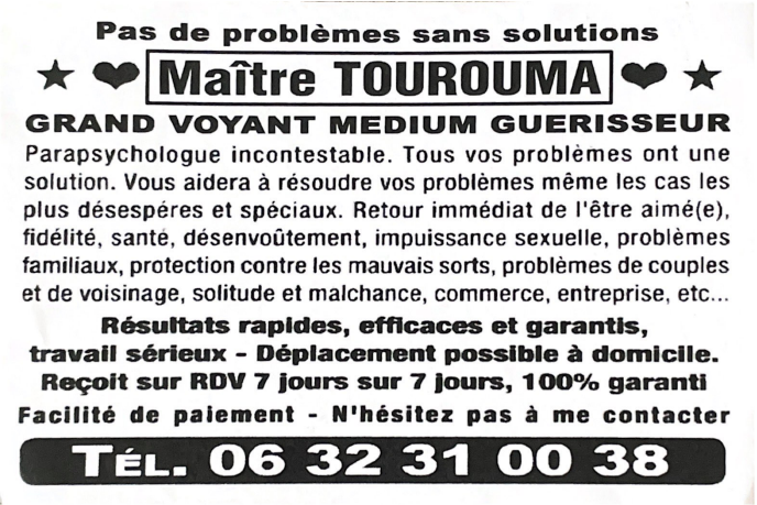 Cliquez pour voir la fiche dtaille de TOUROUMA