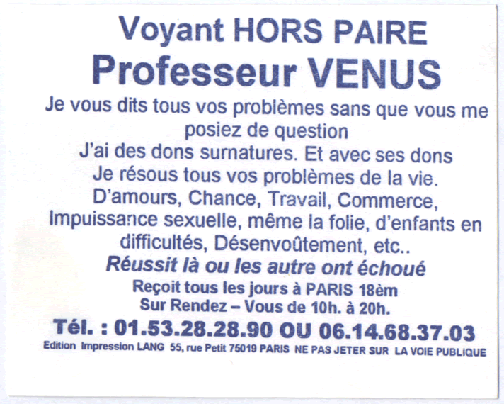 Cliquez pour voir la fiche dtaille de VENUS