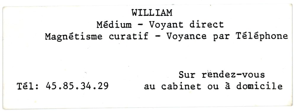  WILLIAM, (indéterminé)