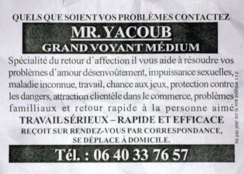 Monsieur YACOUB, Seine-et-Marne